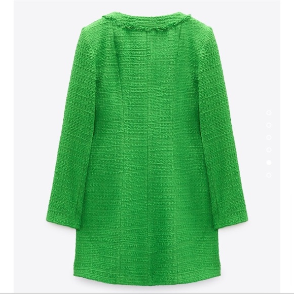 Zara tweed green dress - Picture 8 of 8